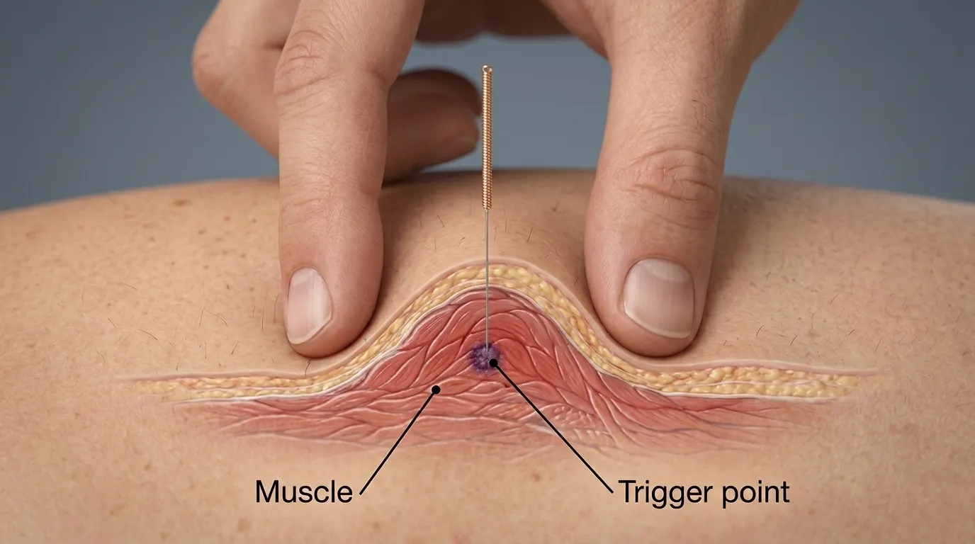 Trigger point dry needling treatment at Ascend Acupuncture Byron Bay